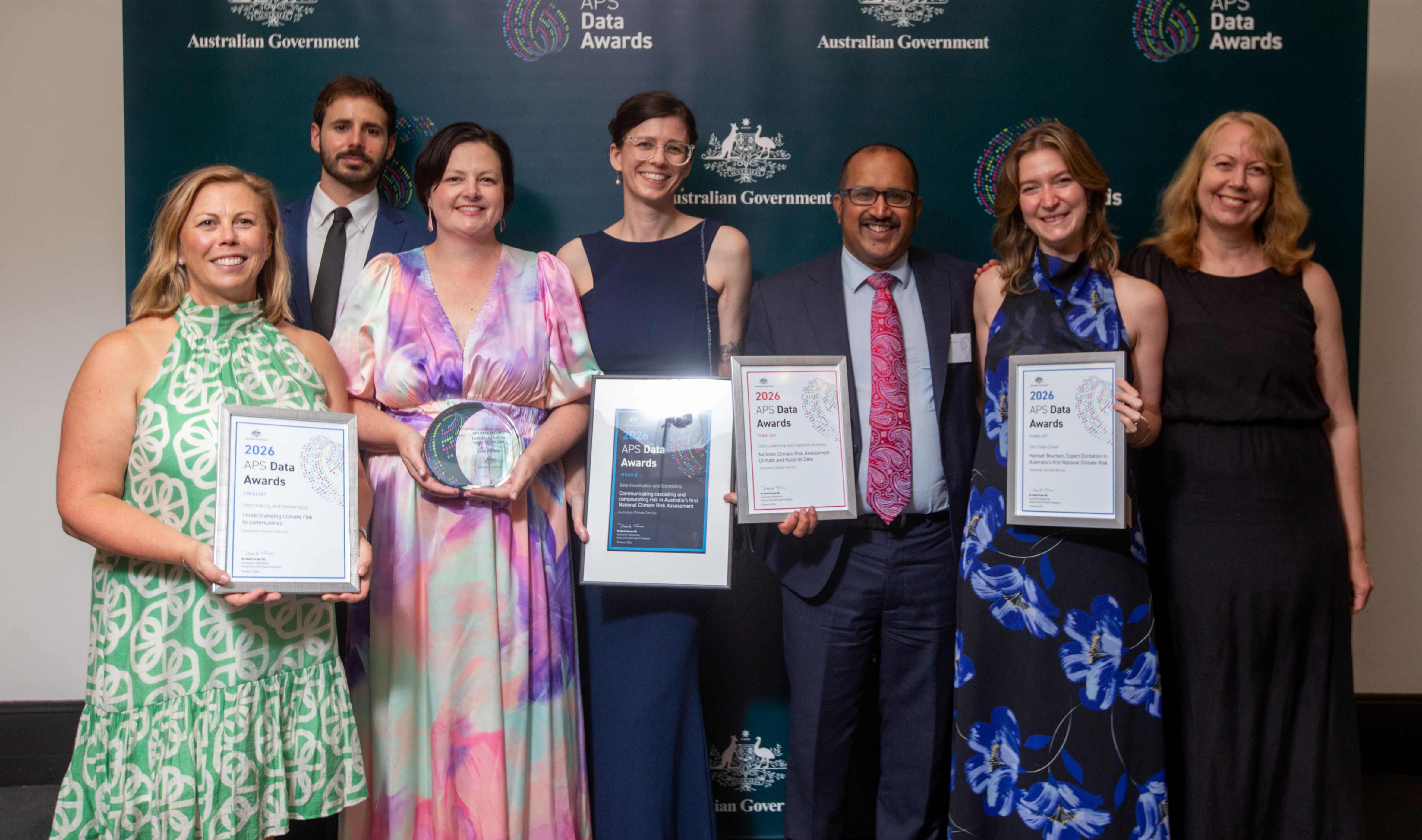 Aust Climate Service winners and finalists